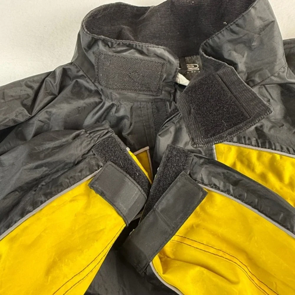 Joe Rocket RS-2 Motorcycle Rain Jacket -‎ Black/Yellow